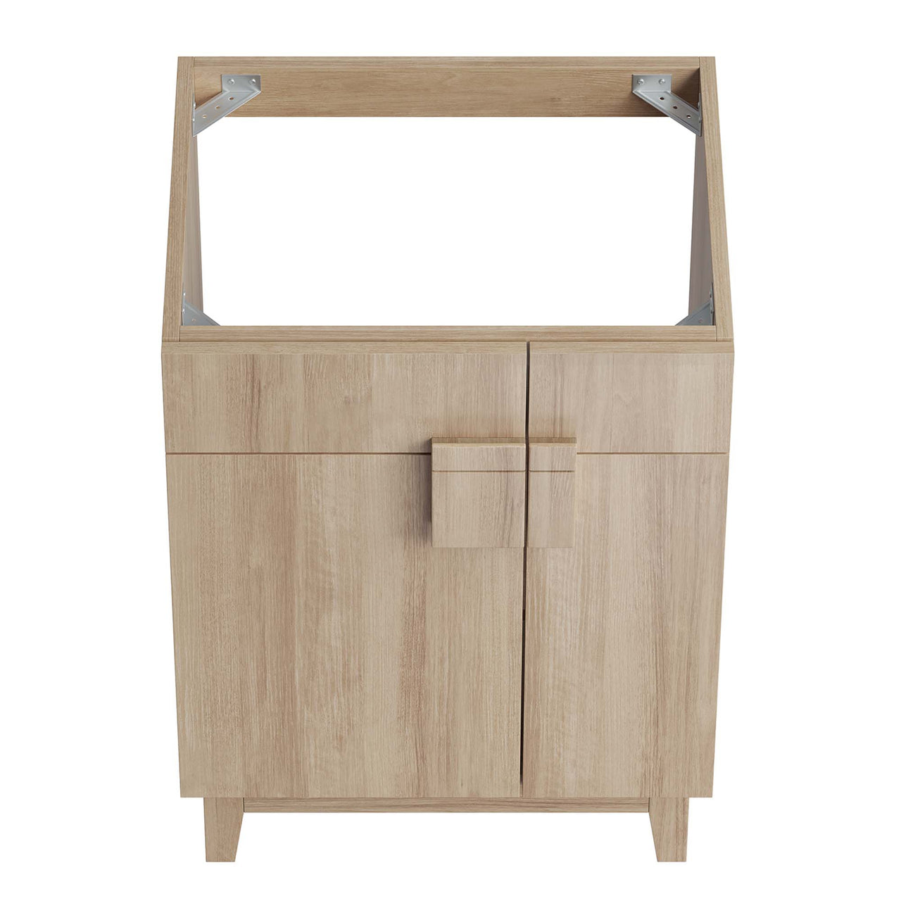 Regalo Vanity Base with Storage, Small, Oak
