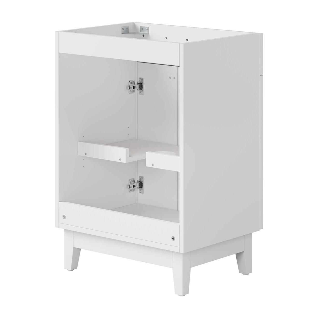 Regalo Vanity Base with Storage, Small, White