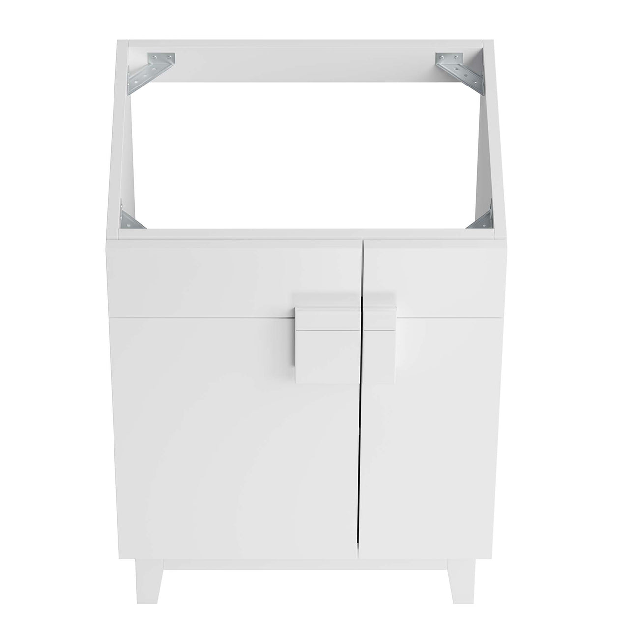 Regalo Vanity Base with Storage, Small, White