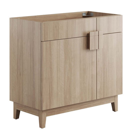Regalo Vanity Base with Storage, Large, Oak