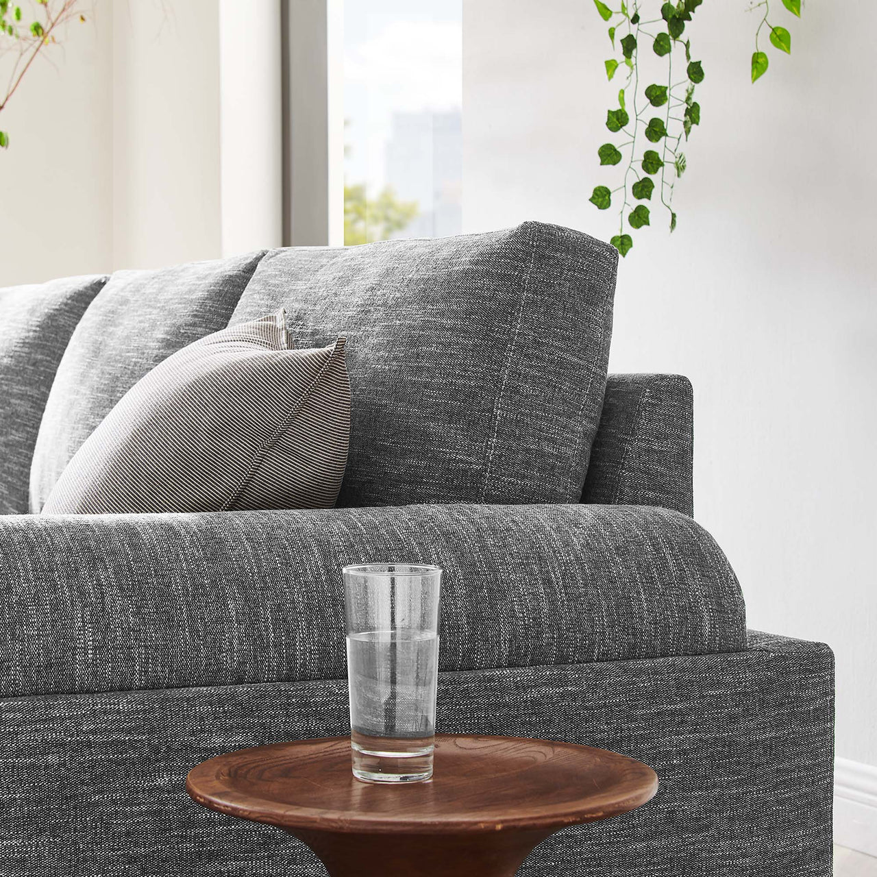 Paradise Fabric Sofa, Gray
