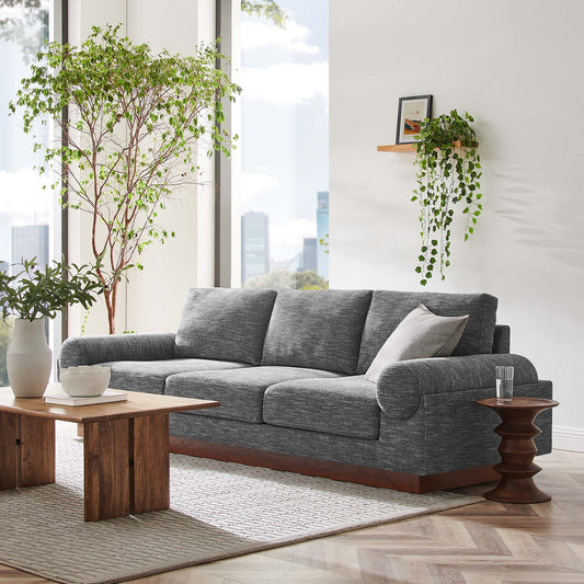 Paradise Fabric Sofa, Gray