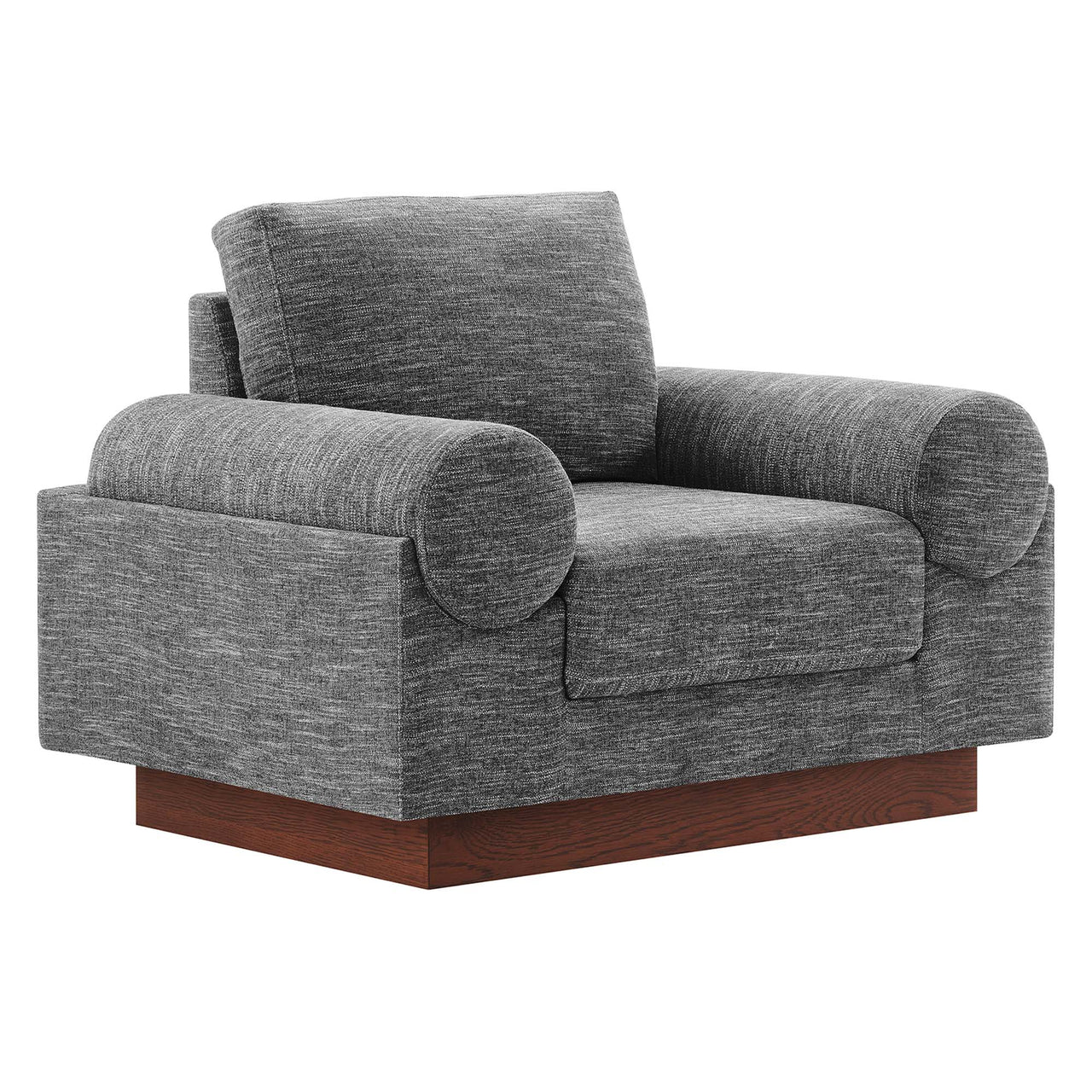 Paradise Fabric Armchair, Gray