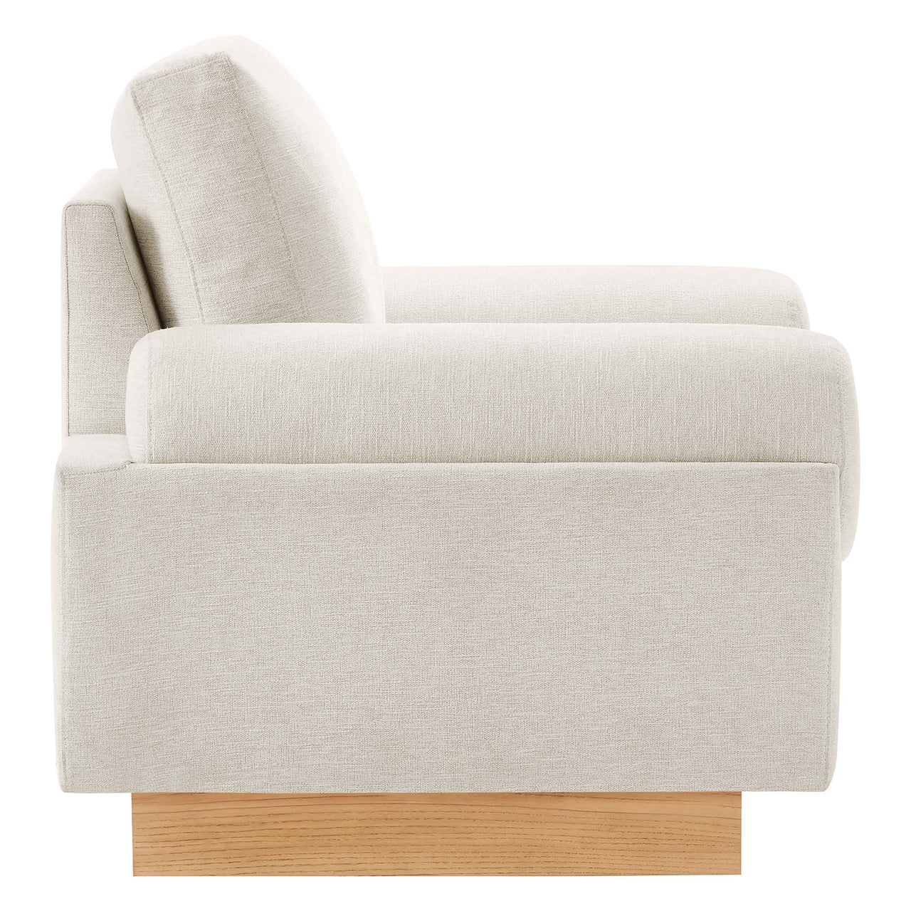 Paradise Fabric Armchair, Ivory