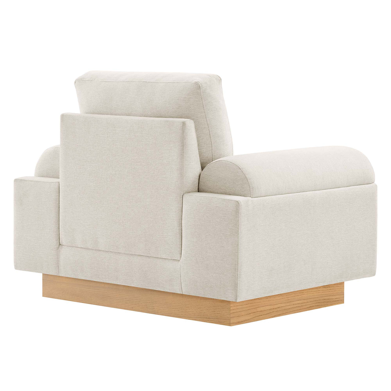 Paradise Fabric Armchair, Ivory
