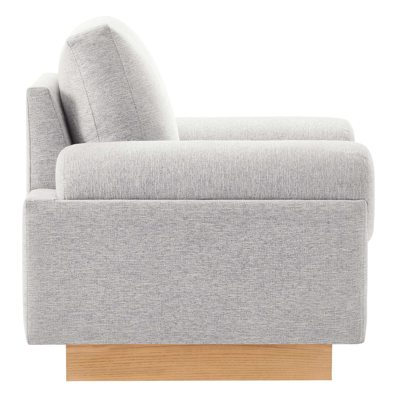 Paradise Fabric Armchair, Light Gray