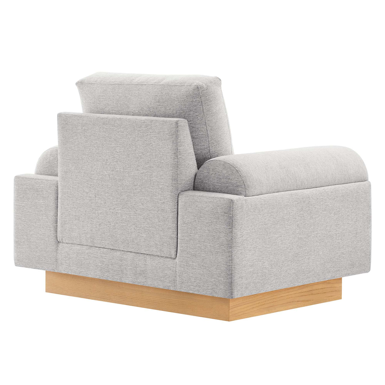 Paradise Fabric Armchair, Light Gray