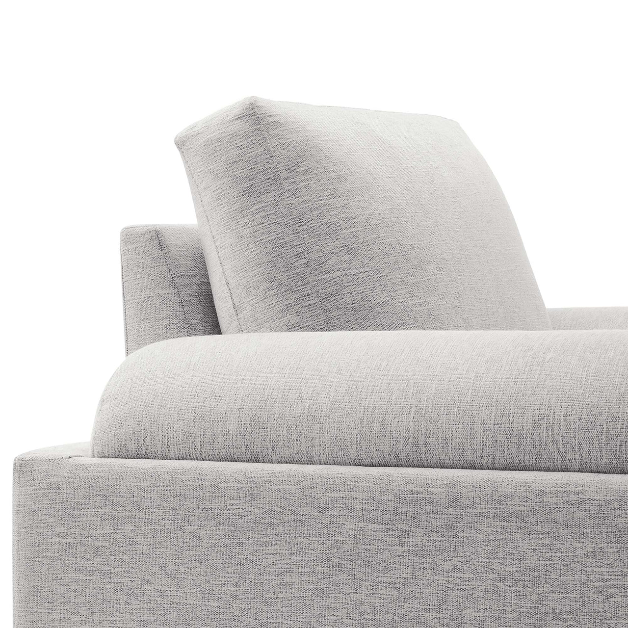 Paradise Fabric Armchair, Light Gray