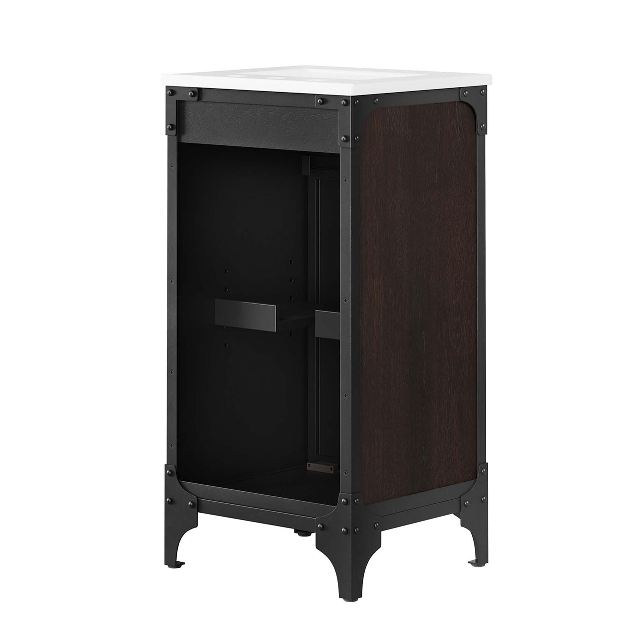 Tartaria Vanity Unit, Extra Small, White & Black