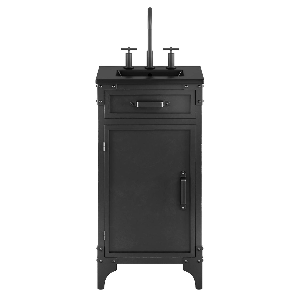 Tartaria Vanity Unit, Extra Small, Black