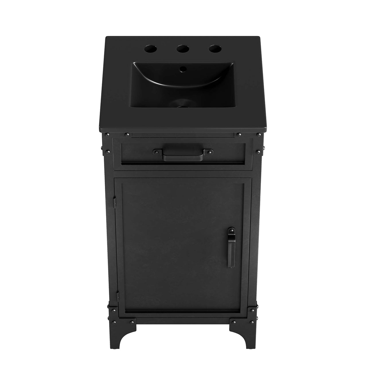 Tartaria Vanity Unit, Extra Small, Black
