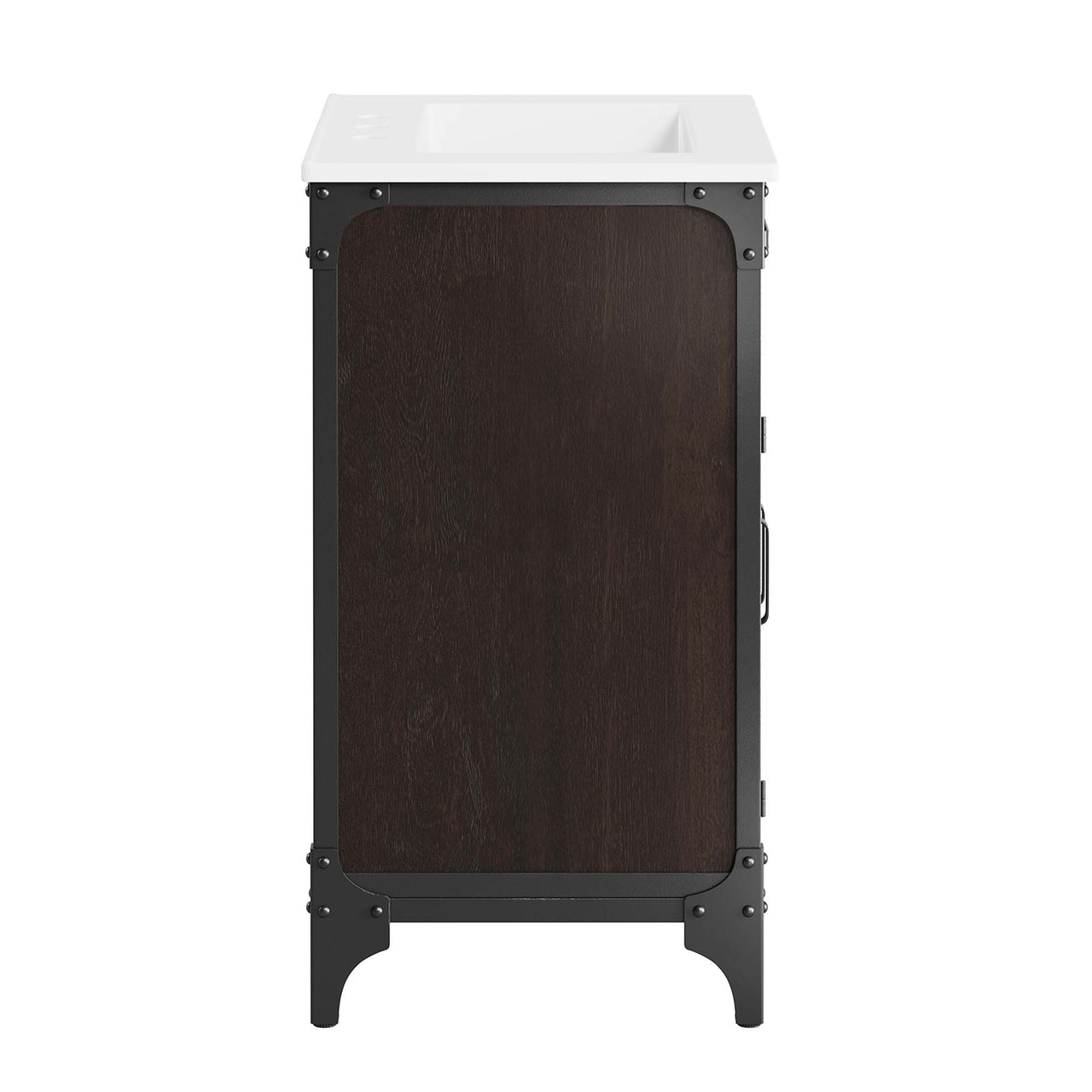 Tartaria Vanity Unit, Small, White & Black