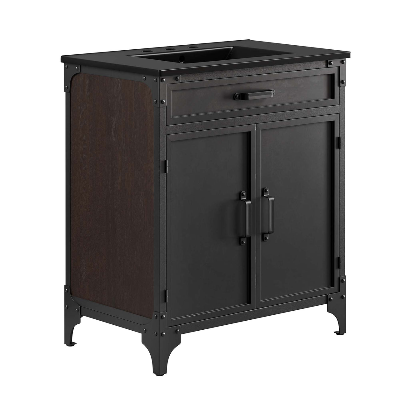 Tartaria Vanity Unit, Medium, Black