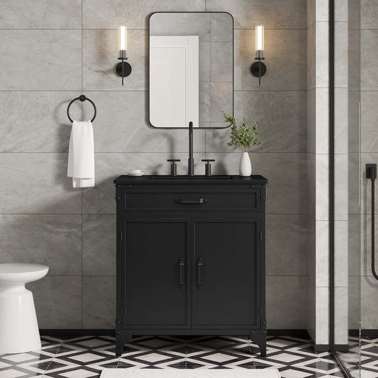 Tartaria Vanity Unit, Medium, Black