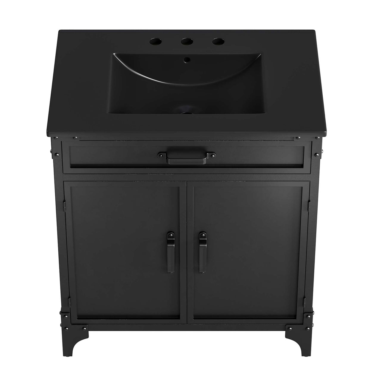 Tartaria Vanity Unit, Medium, Black