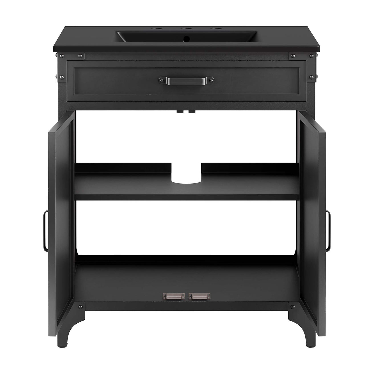 Tartaria Vanity Unit, Medium, Black