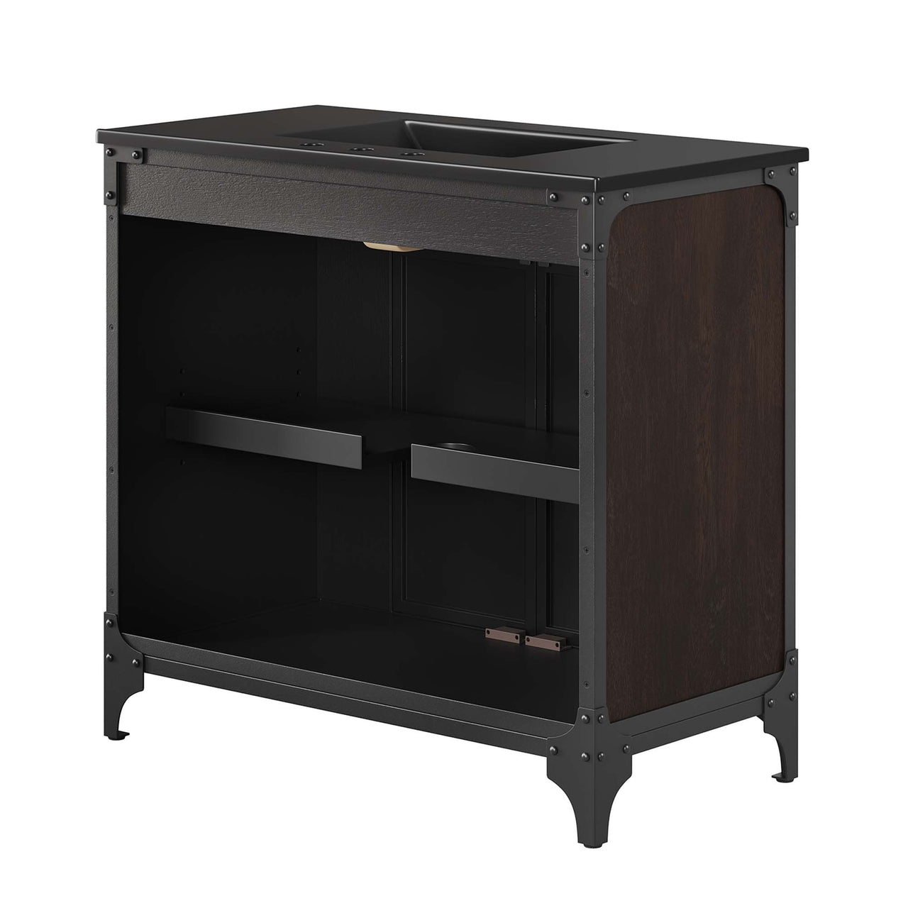 Tartaria Vanity Unit, Large, Black