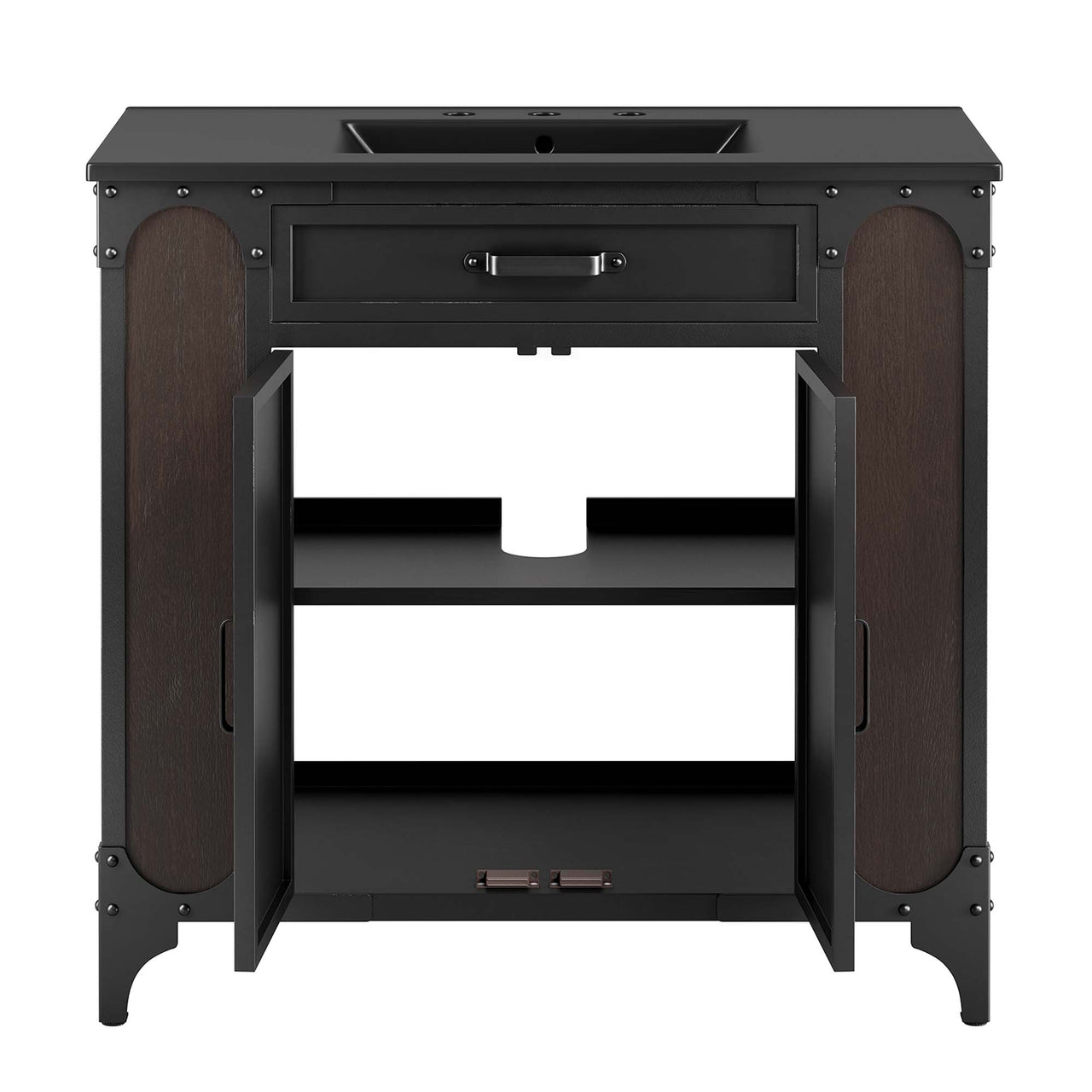 Tartaria Vanity Unit, Large, Black