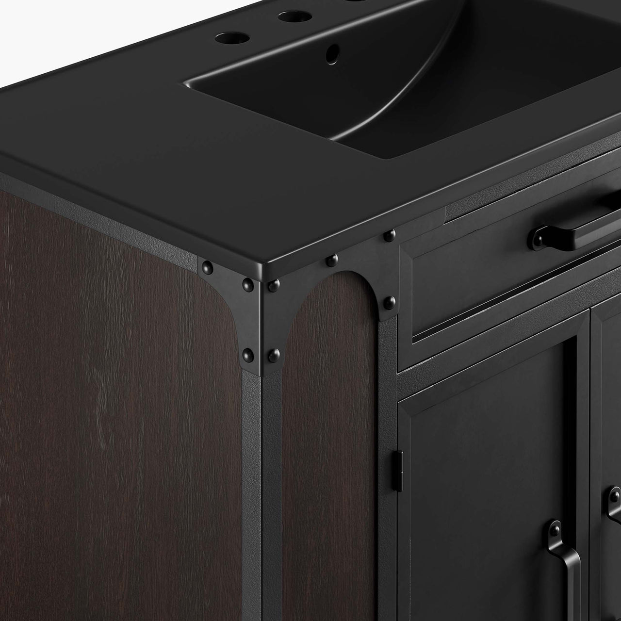 Tartaria Vanity Unit, Large, Black