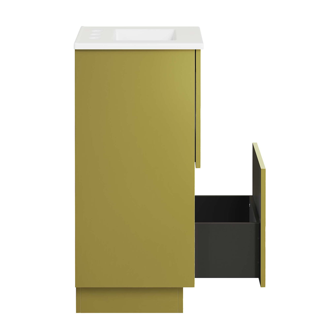 Gold Rush Vanity Unit, Extra Small, White & Gold