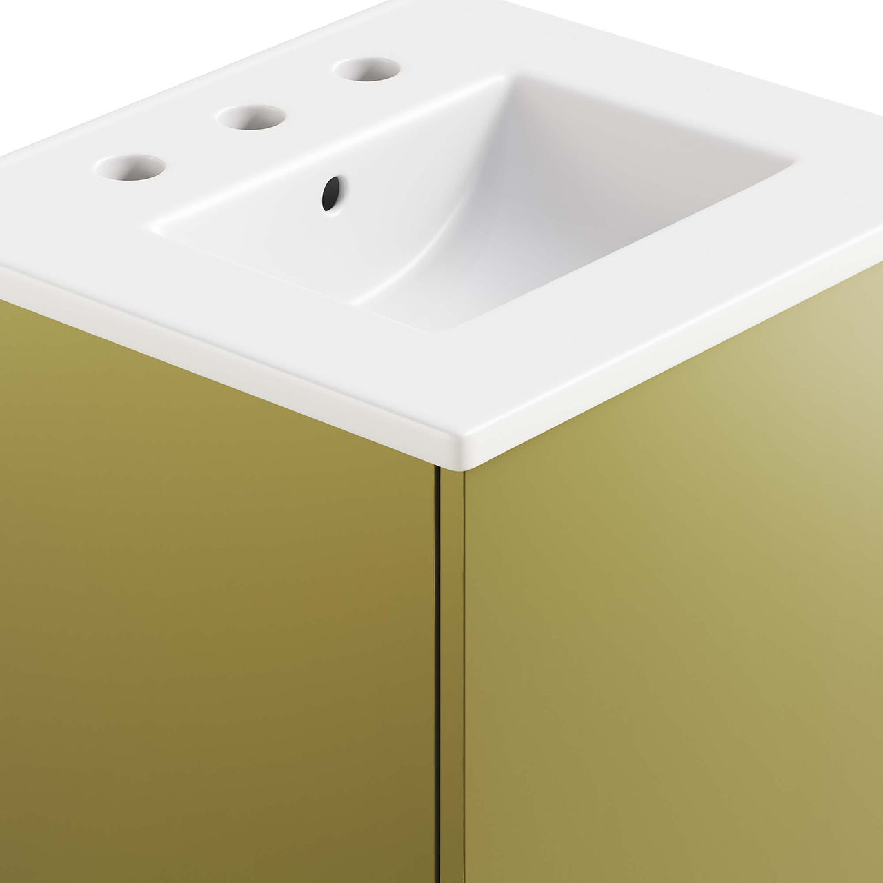 Gold Rush Vanity Unit, Extra Small, White & Gold
