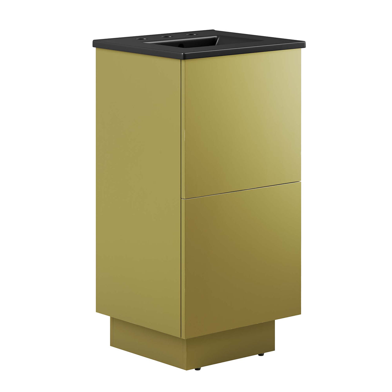 Gold Rush Vanity Unit, Extra Small, Black & Gold