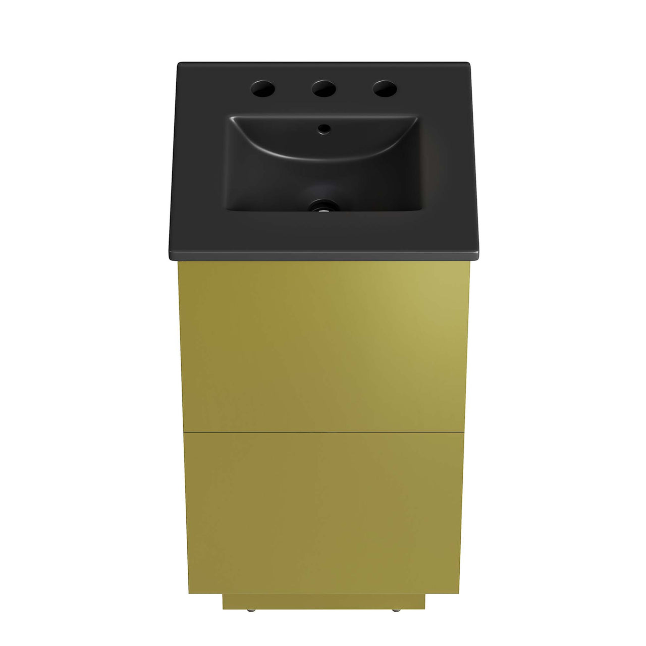 Gold Rush Vanity Unit, Extra Small, Black & Gold