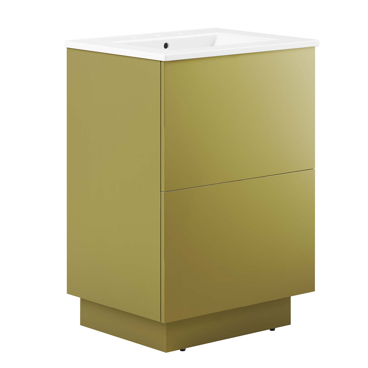 Gold Rush Vanity Unit, Small, White & Gold