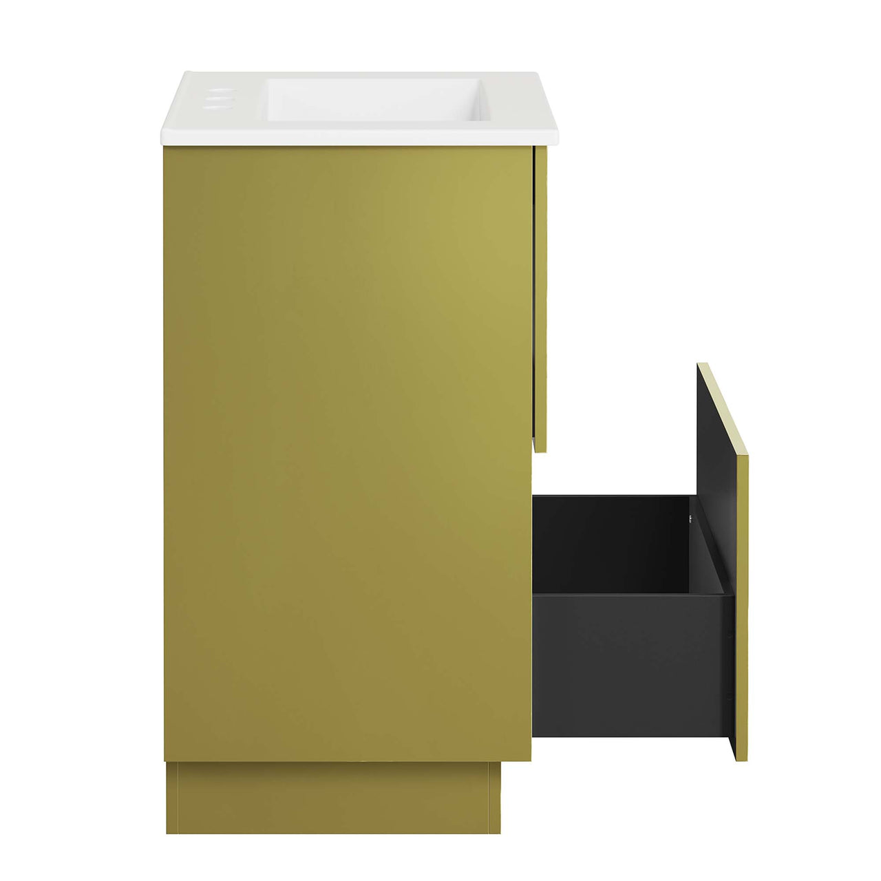 Gold Rush Vanity Unit, Small, White & Gold