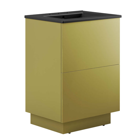 Gold Rush Vanity Unit, Small, Black & Gold
