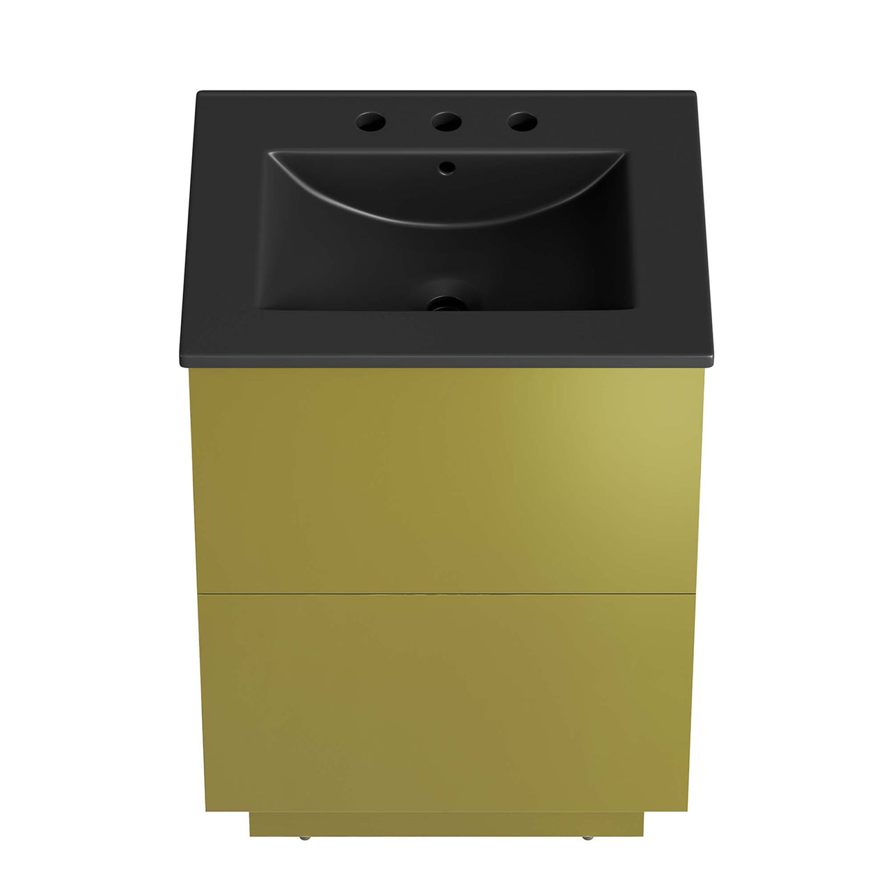 Gold Rush Vanity Unit, Small, Black & Gold