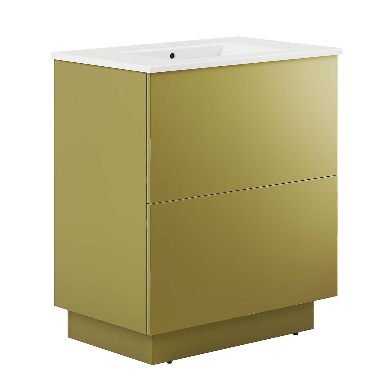 Gold Rush Vanity Unit, Medium, White & Gold