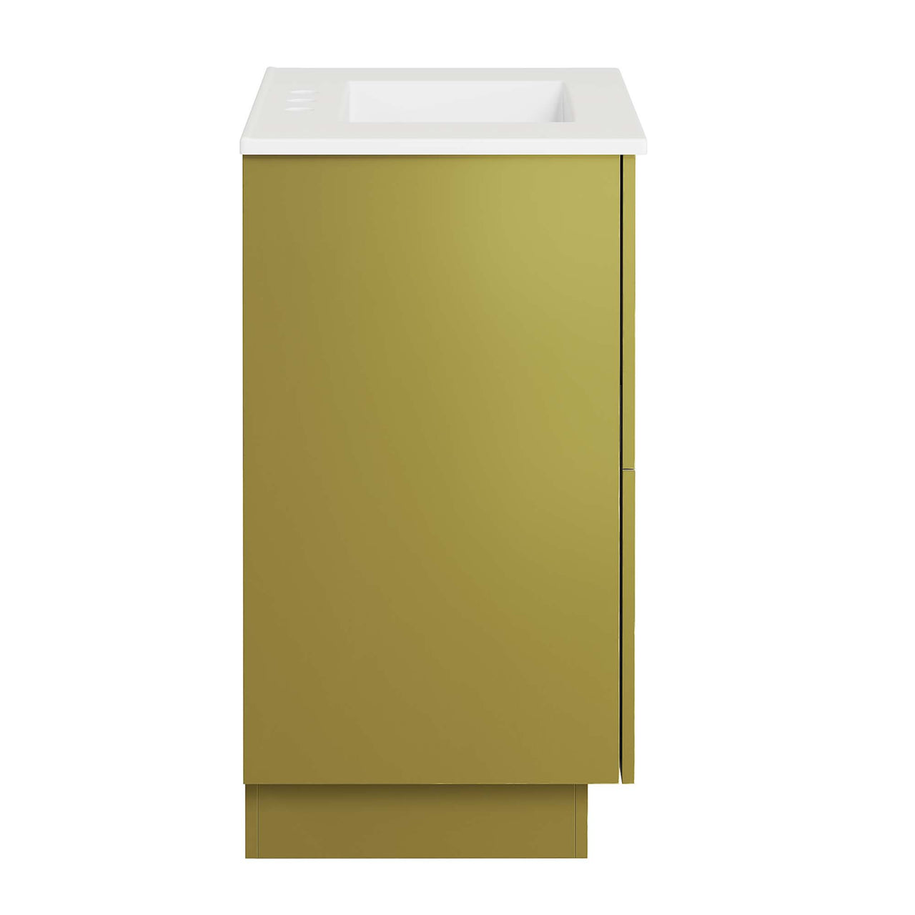 Gold Rush Vanity Unit, Medium, White & Gold