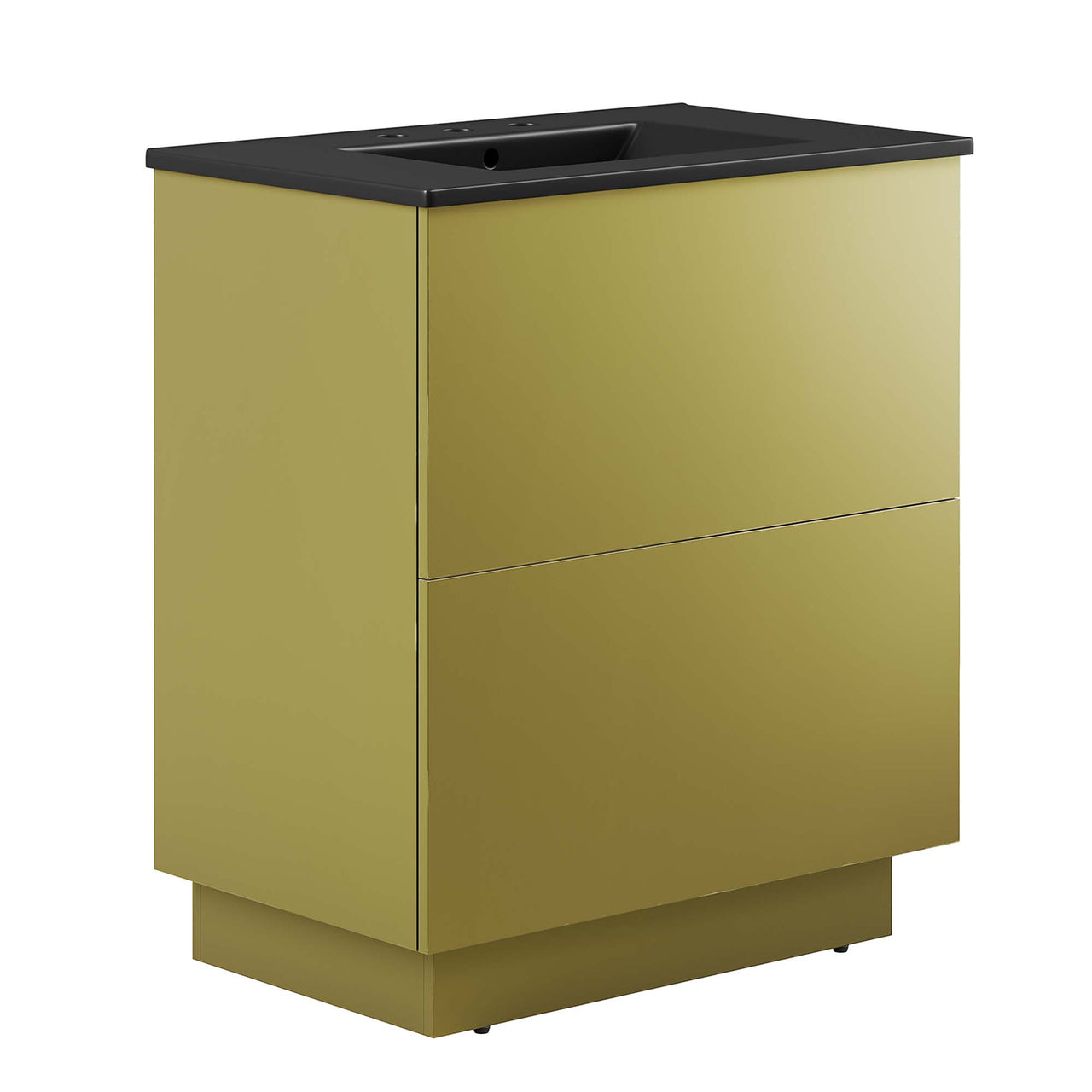 Gold Rush Vanity Unit, Medium, Black & Gold