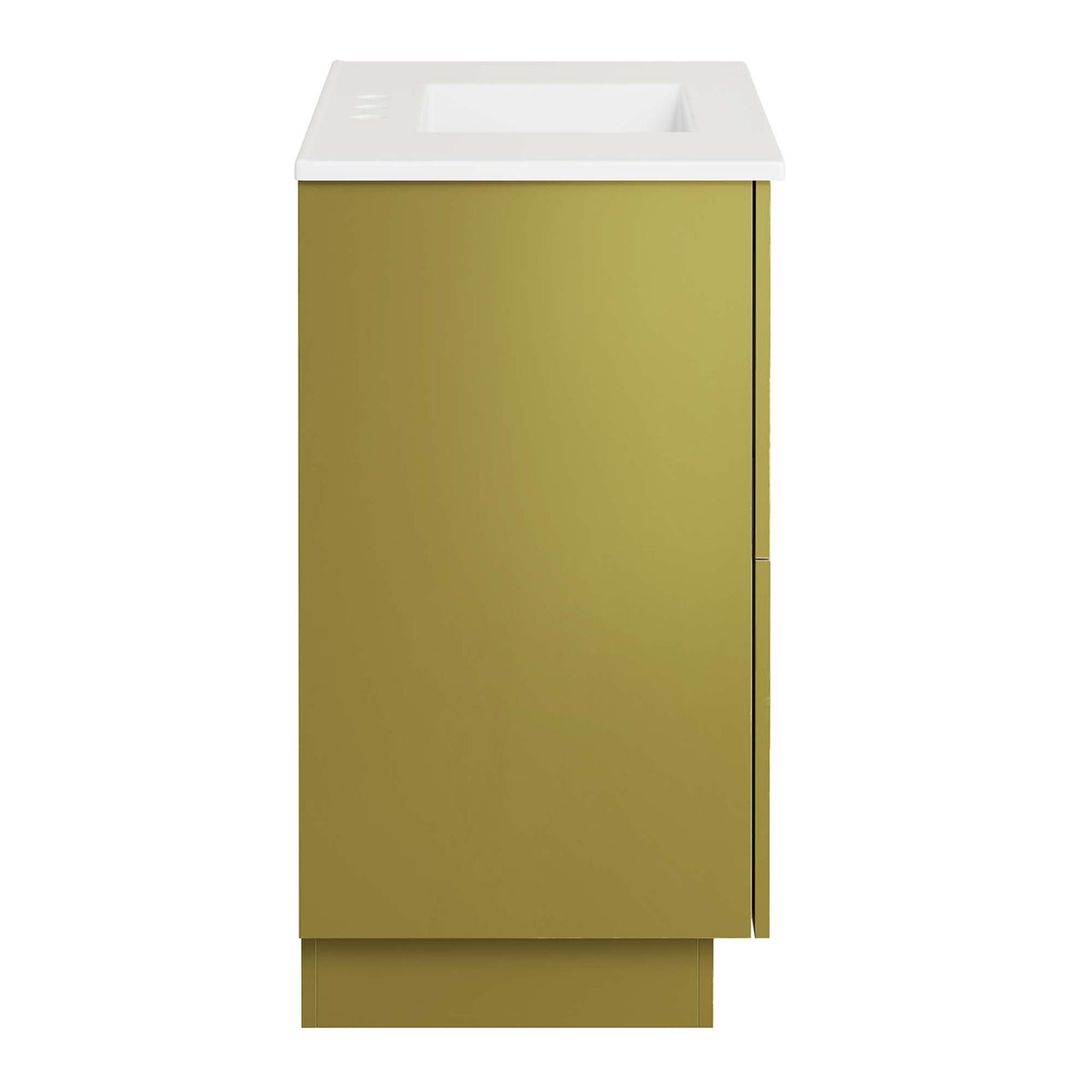 Gold Rush Vanity Unit, Large, White & Gold