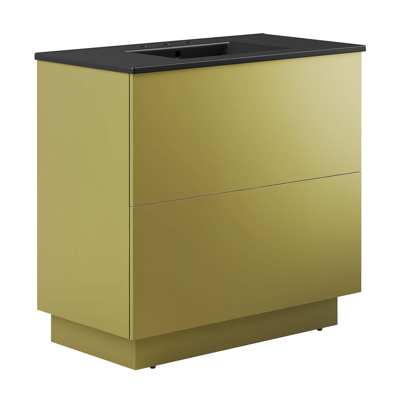 Gold Rush Vanity Unit, Large, Black & Gold