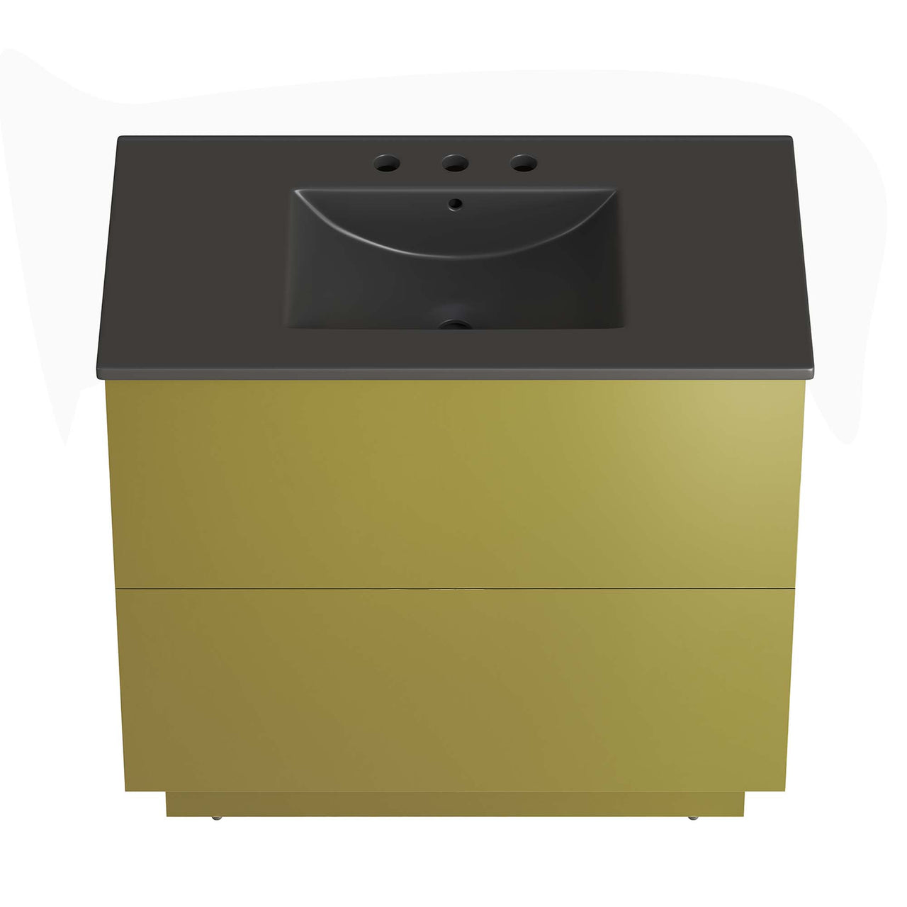 Gold Rush Vanity Unit, Large, Black & Gold