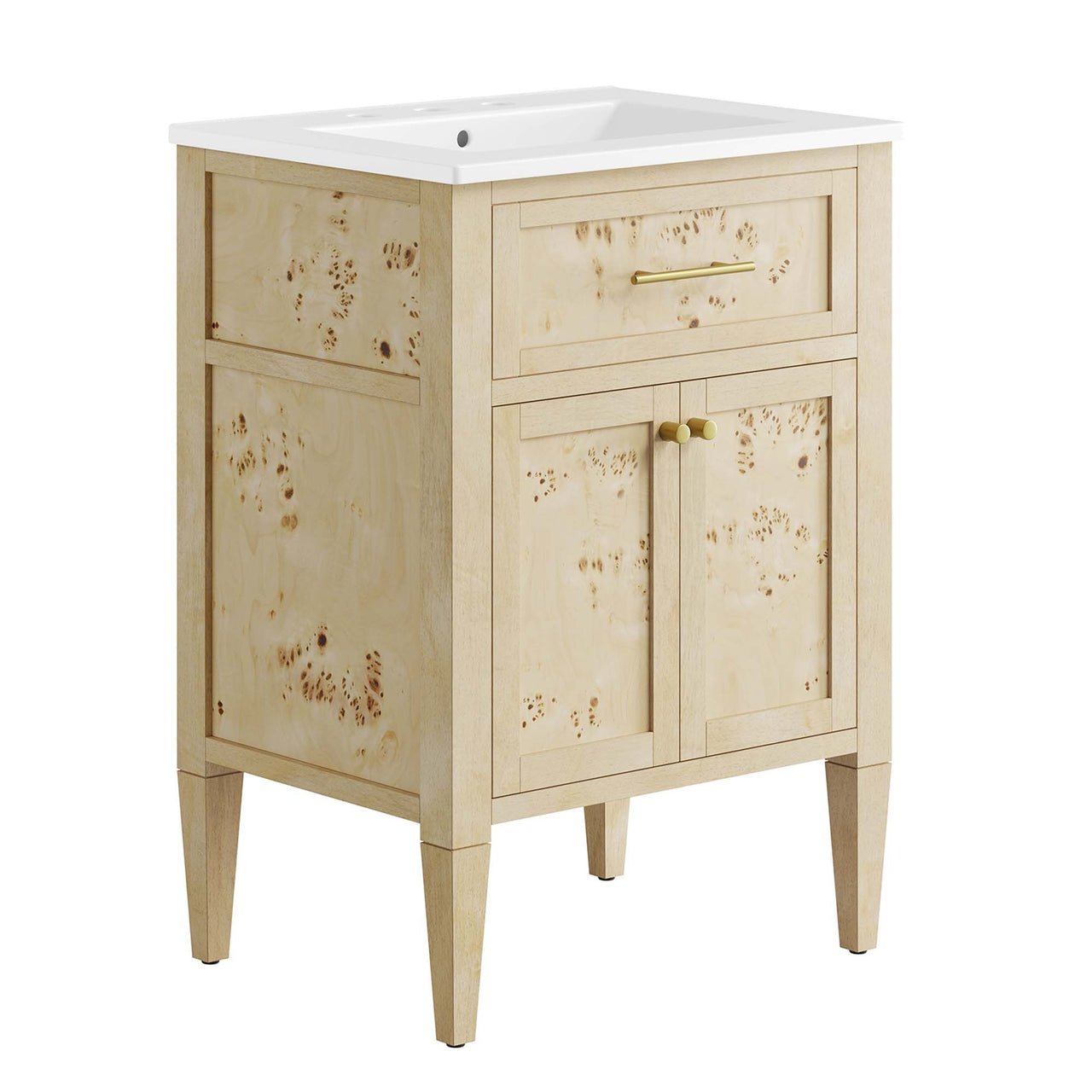 Elaria Vanity Unit, Small, White & Cream