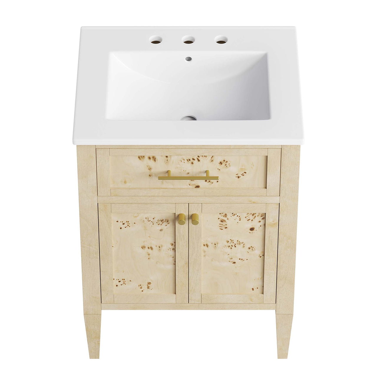 Elaria Vanity Unit, Small, White & Cream