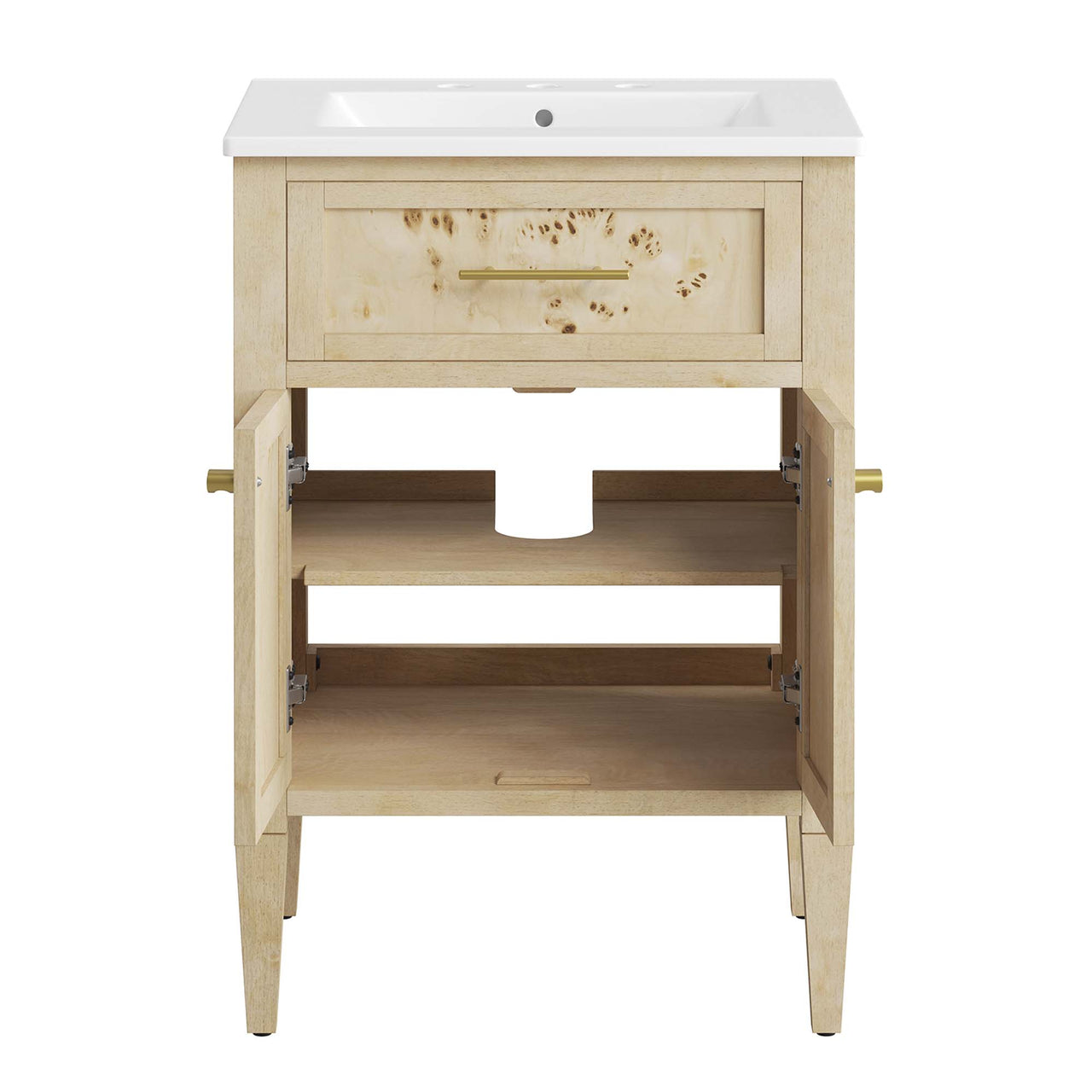 Elaria Vanity Unit, Small, White & Cream