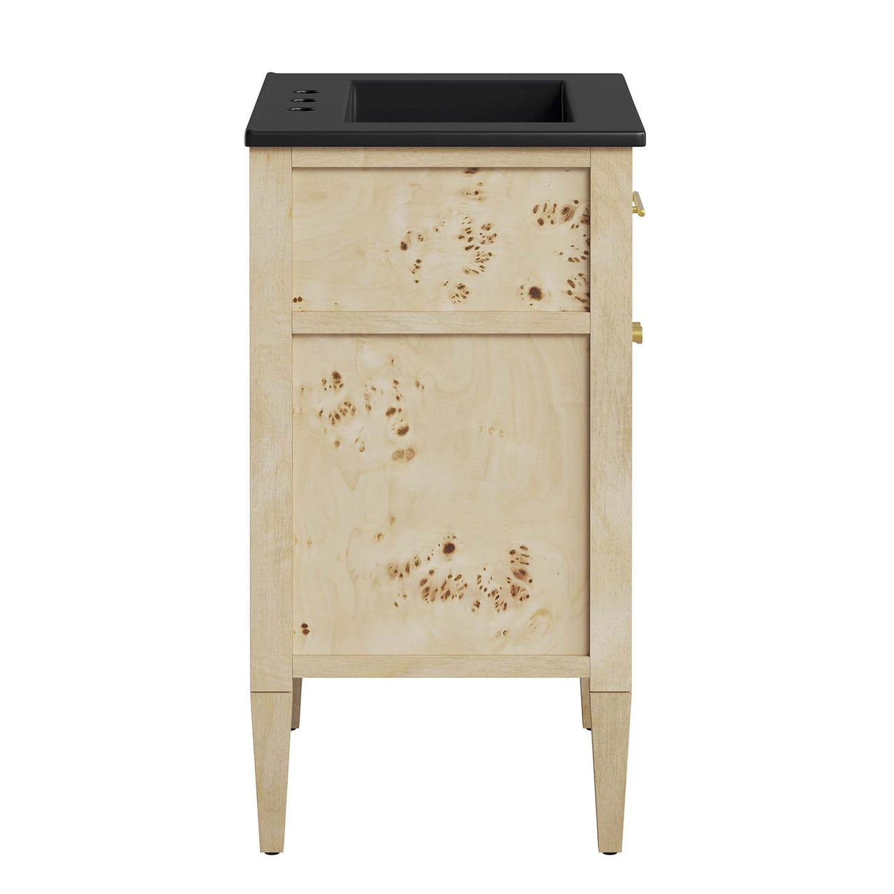 Elaria Vanity Unit, Small, Black & Cream