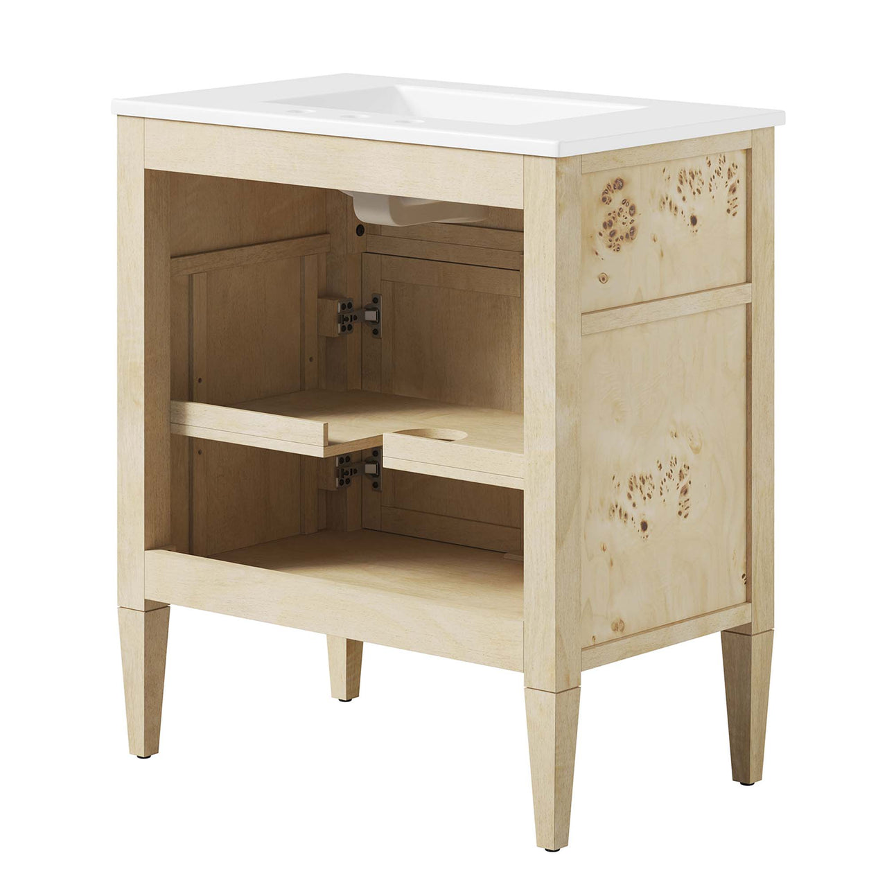 Elaria Vanity Unit, Medium, White & Cream
