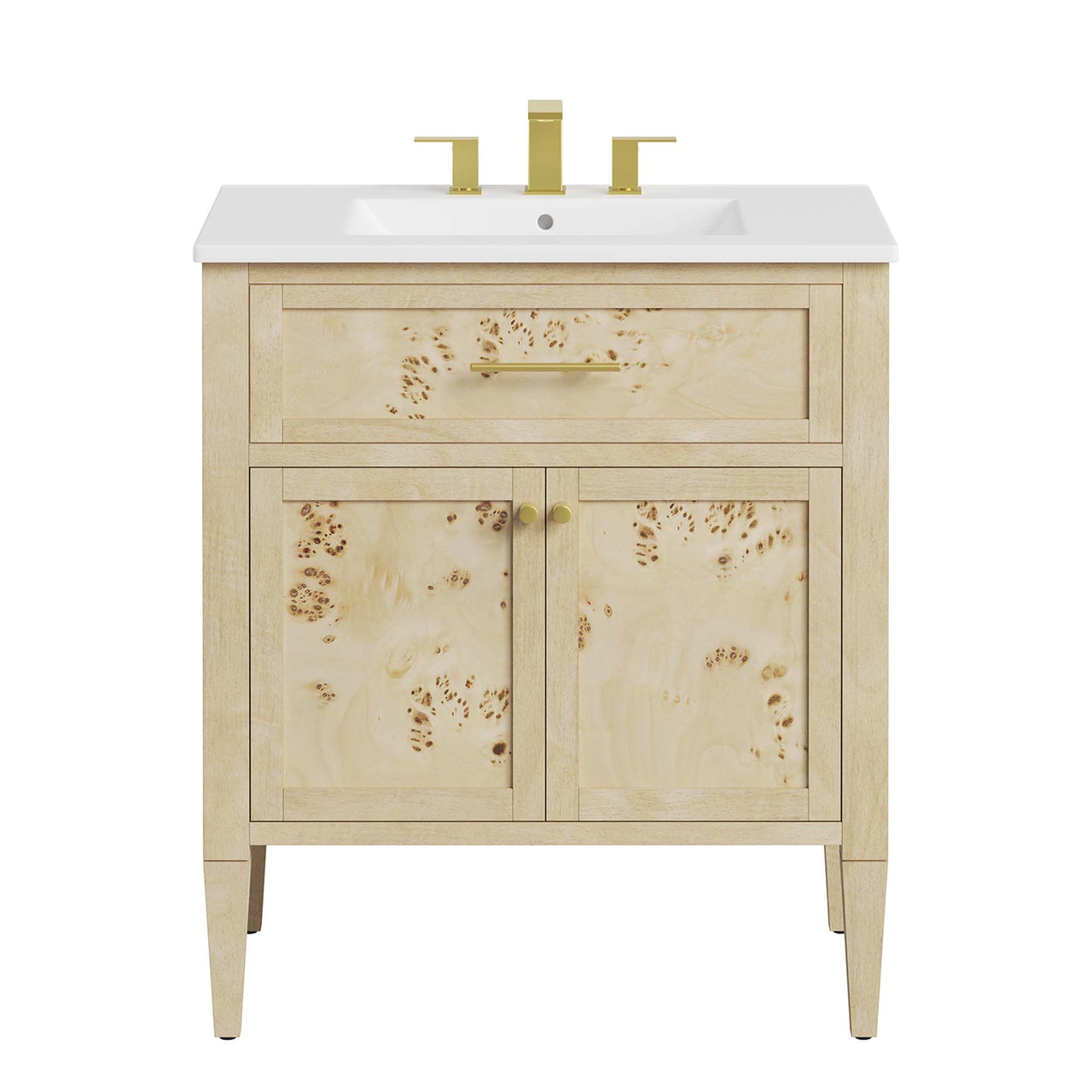 Elaria Vanity Unit, Medium, White & Cream