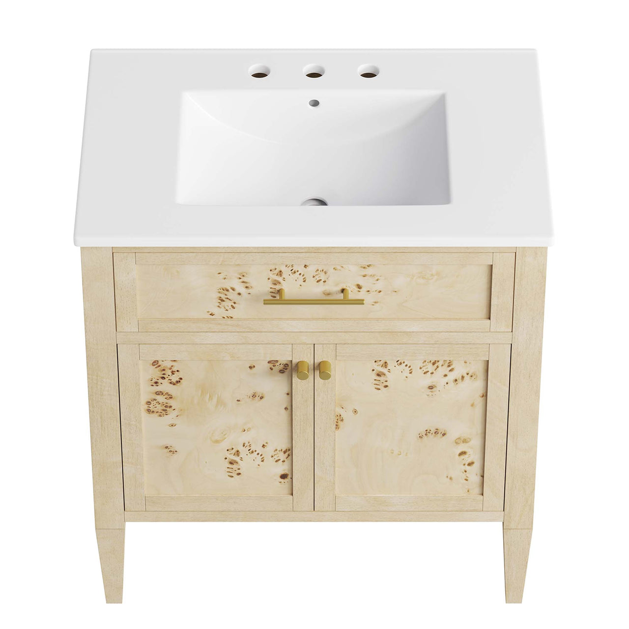 Elaria Vanity Unit, Medium, White & Cream