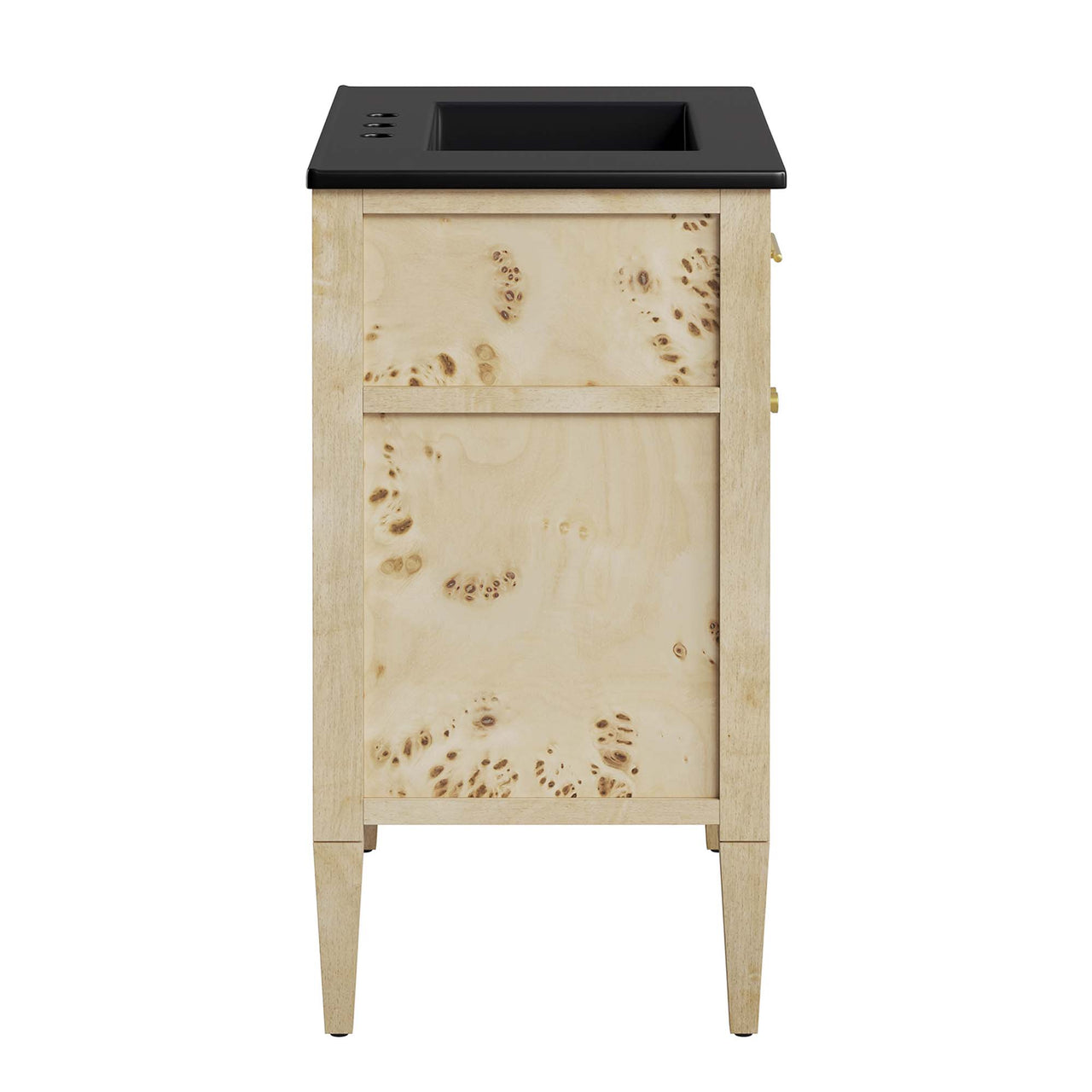 Elaria Vanity Unit, Medium, Black & Cream