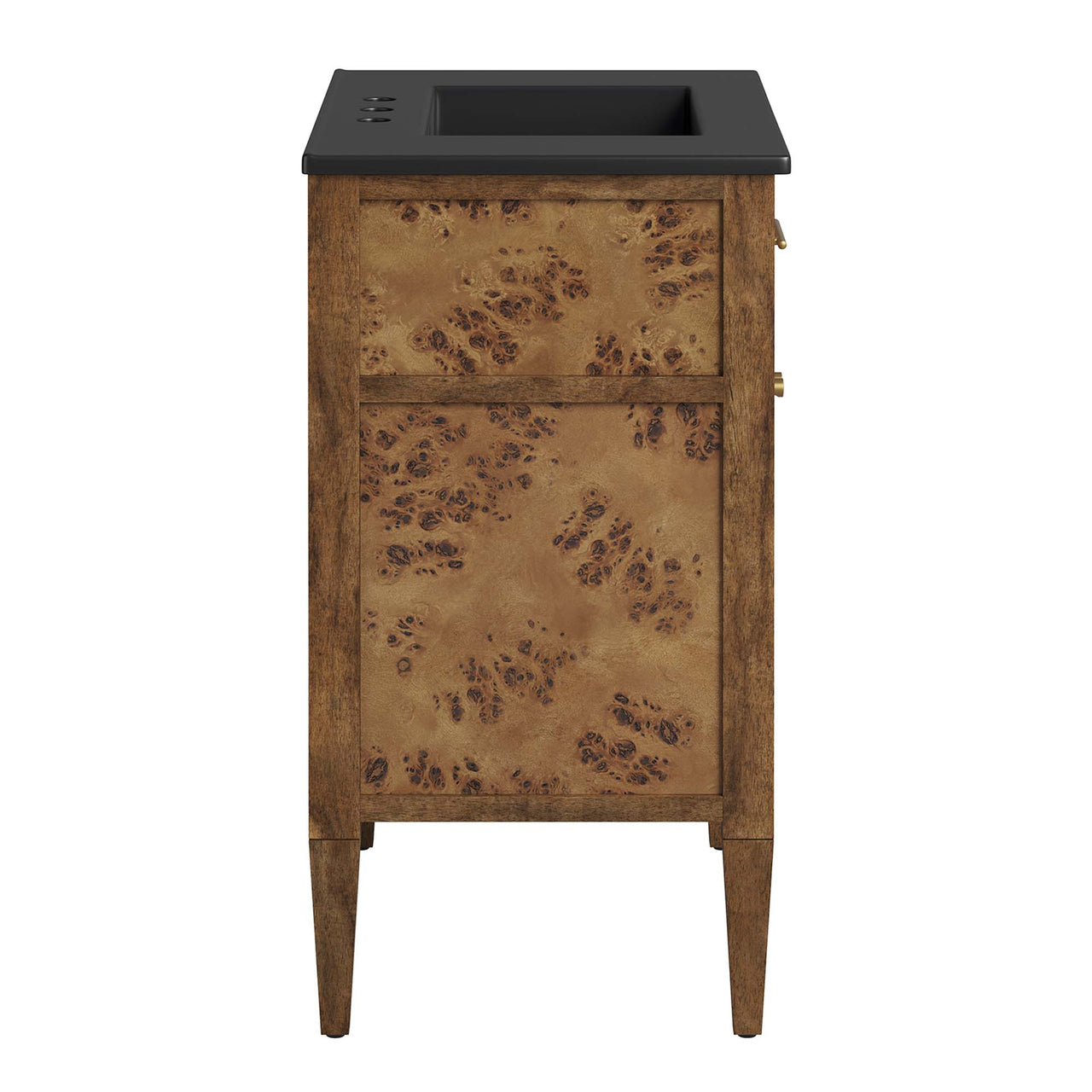 Elaria Vanity Unit, Medium, Black & Brown