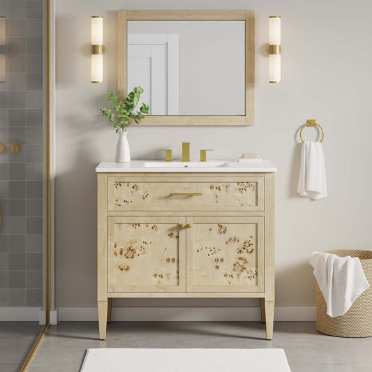 Elaria Vanity Unit, Large, White & Cream