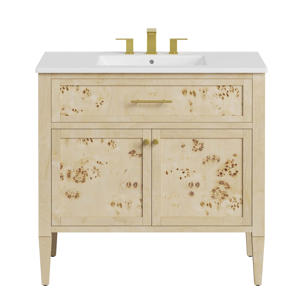 Elaria Vanity Unit, Large, White & Cream