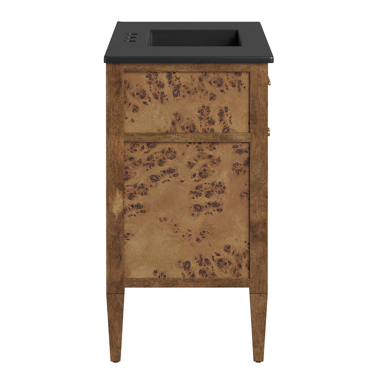 Elaria Vanity Unit, Large, Black & Brown