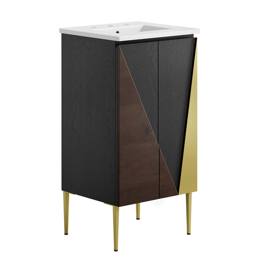 Auror Vanity Unit, Extra Small, White & Black